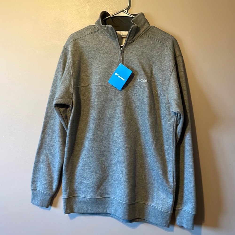 Columbia medium grey sweatshirt brand new